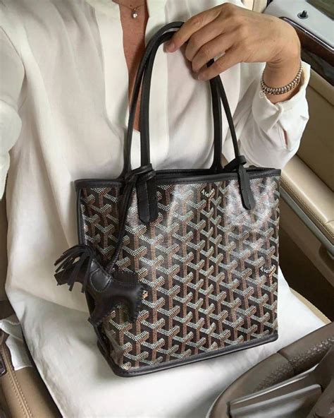 goyard anjou tote mini price|authentic goyard anjou mini black.